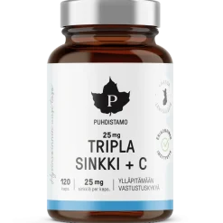 Puhdistamo Tripla Sinkki 25 mg