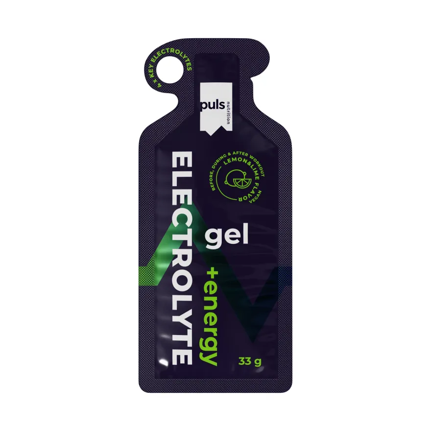 Puls Elektrolyytti + Energiageeli Lemon-Lime