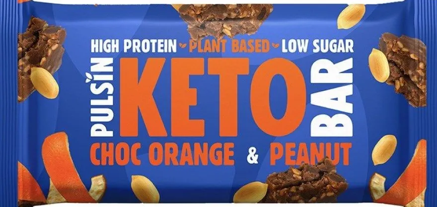 Pulsin KETO Proteiinipatukka Appelsiinisuklaa & Maapähkinä