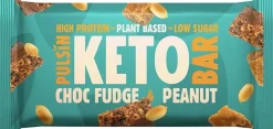 Pulsin KETO Proteiinipatukka Suklaafudge & Maapähkinä