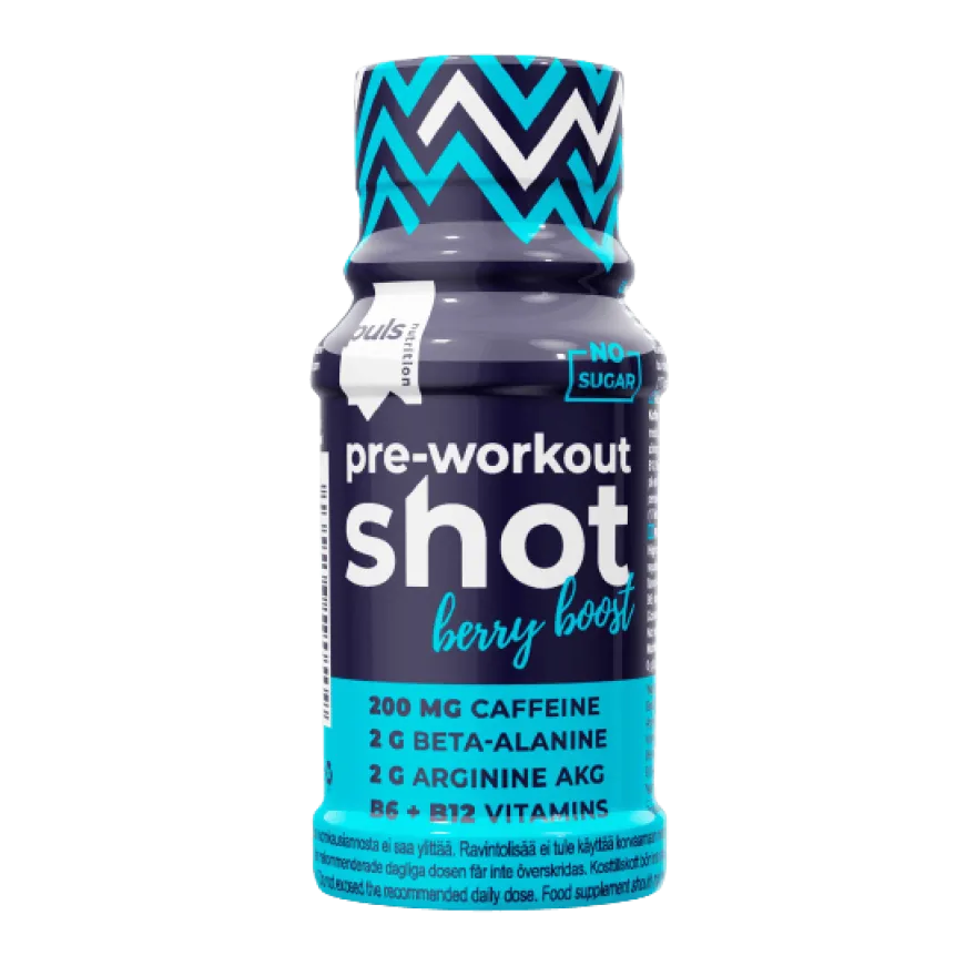Puls Pre Workout Shot Berry Boost