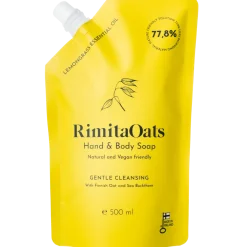 Rimita Oats Käsi- ja Vartalosaippua Sitruunaruoho