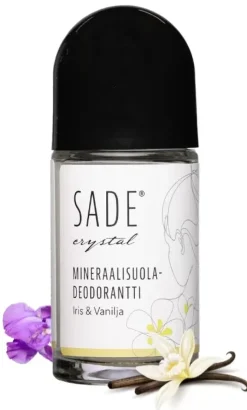 Sade Mineraalisuoladeodorantti Roll-On Iris & Vanilja