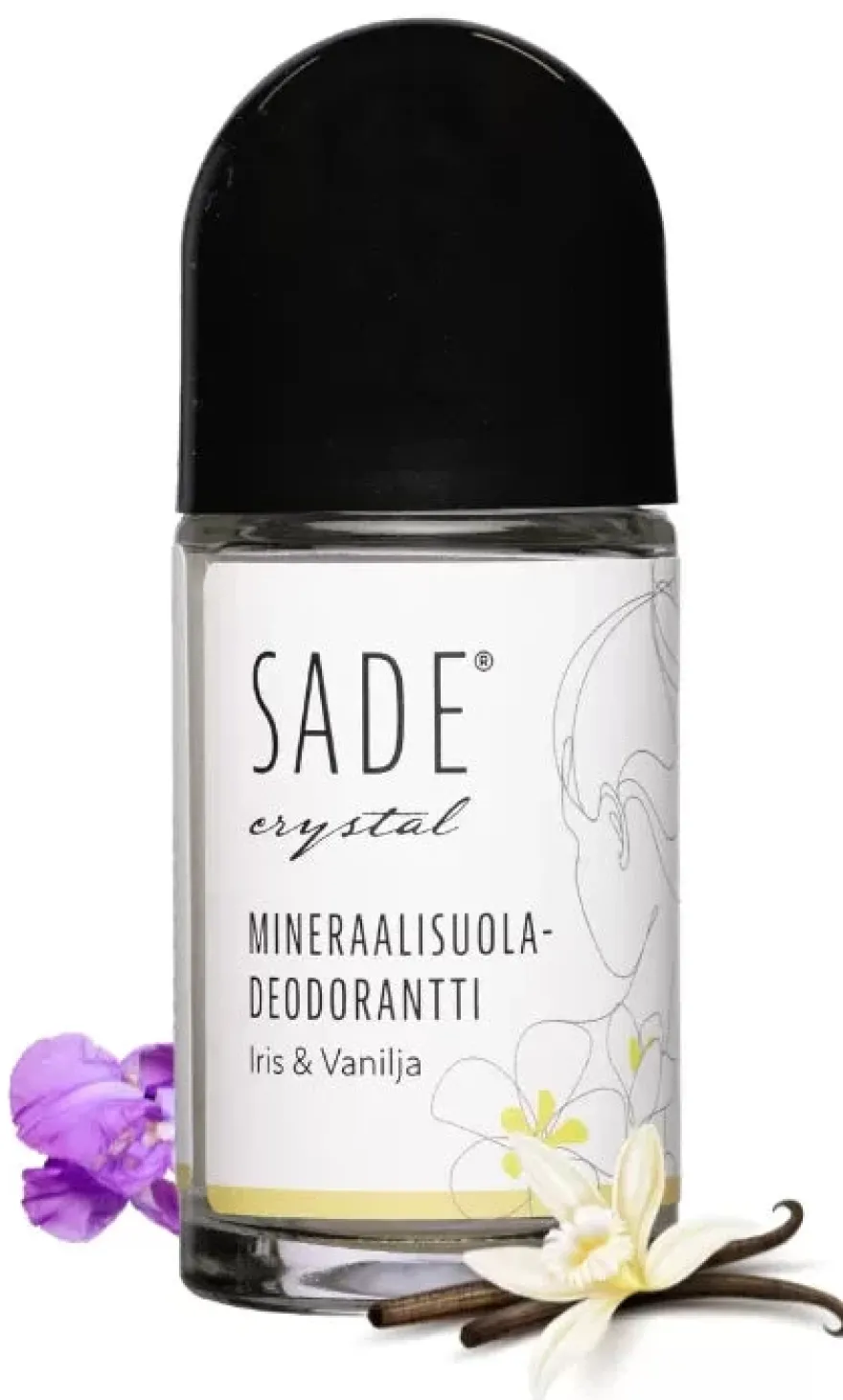 Sade Mineraalisuoladeodorantti Roll-On Iris & Vanilja