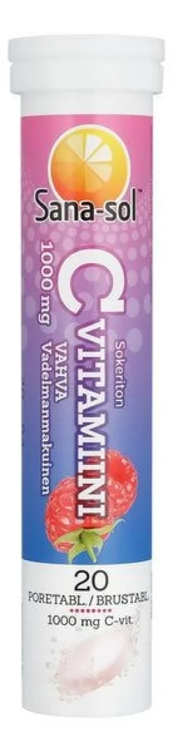 Sana-sol C-vitamiinipore Vadelma