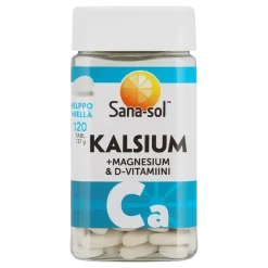 Sana-sol Kalsium + Magnesium & D-vitamiini