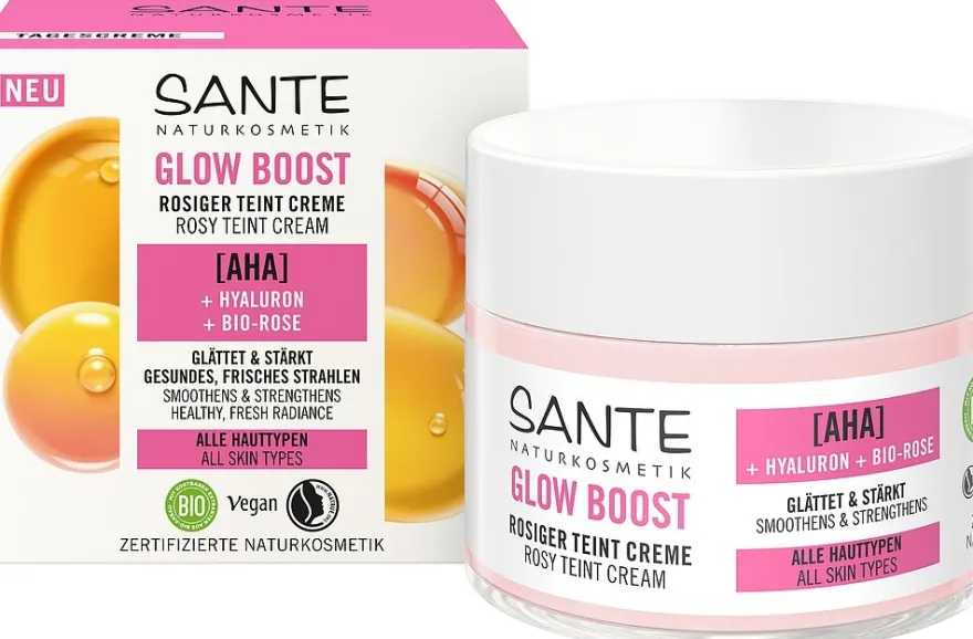 Sante Glow Boost Sävyttävä Kasvovoide