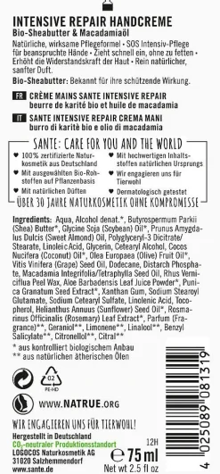 Sante Käsivoide Intensive Repair