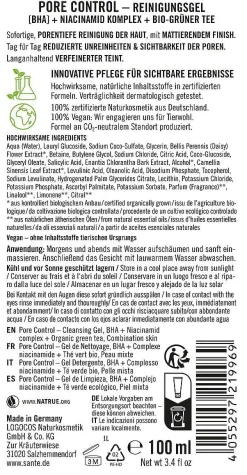 Sante Pore Control Puhdistusgeeli