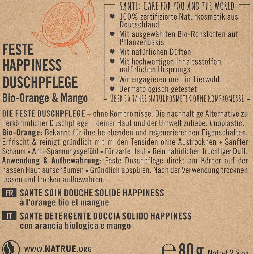 Sante Suihkugeelipala Happiness