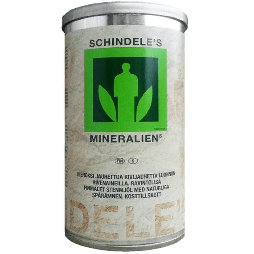Schindelen vulkaaninen kivijauhe
