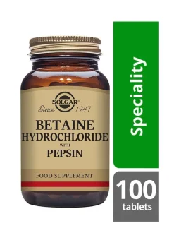Solgar Betaiinihydrokloridi + pepsiini