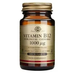 Solgar B12-vitamiini 1000 mikrog