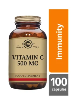 Solgar C-vitamiini 500 mg (Parasta ennen 31.10.2026)