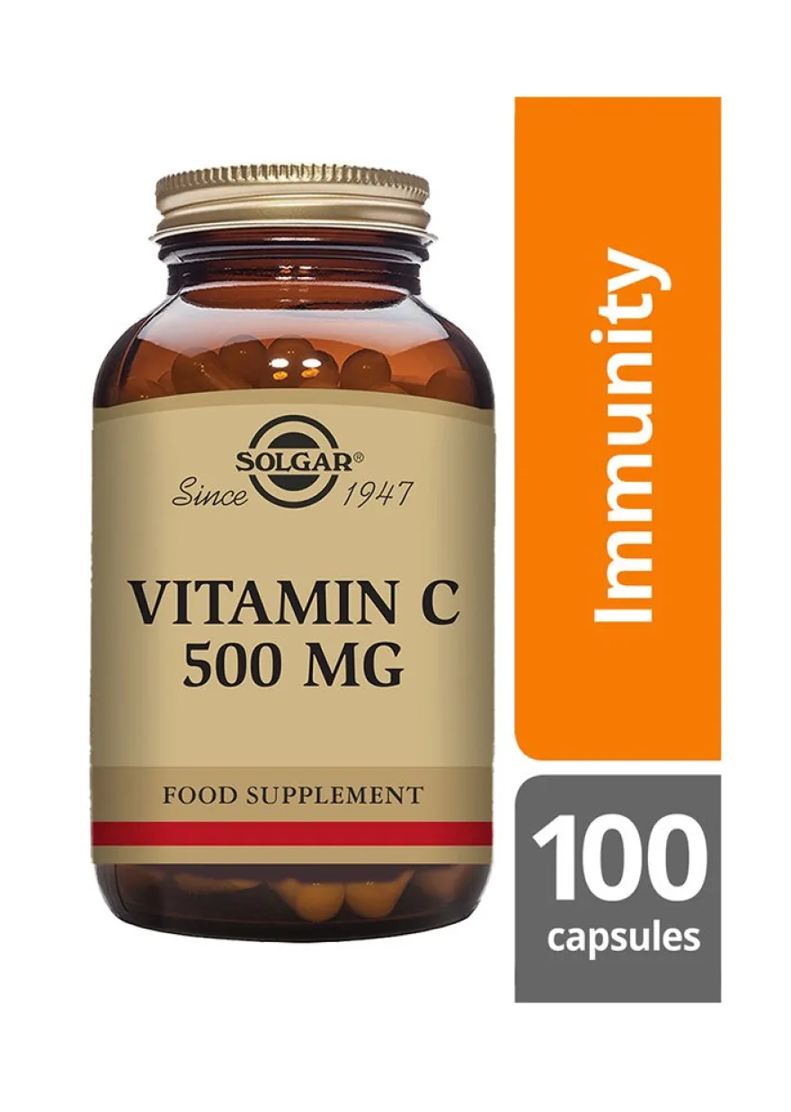 Solgar C-vitamiini 500 mg (Parasta ennen 31.10.2026)