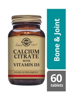 Solgar Kalsiumsitraatti + D3-vitamiini