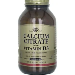 Solgar Kalsiumsitraatti + D3-vitamiini