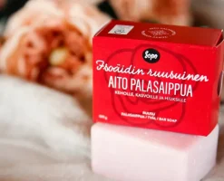 Sopo Isoäidin Ruusuinen Aito Palasaippua