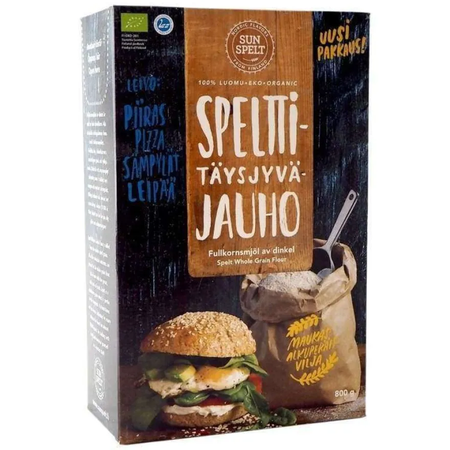 SunSpelt Luomu Spelt Täysjyväjauho