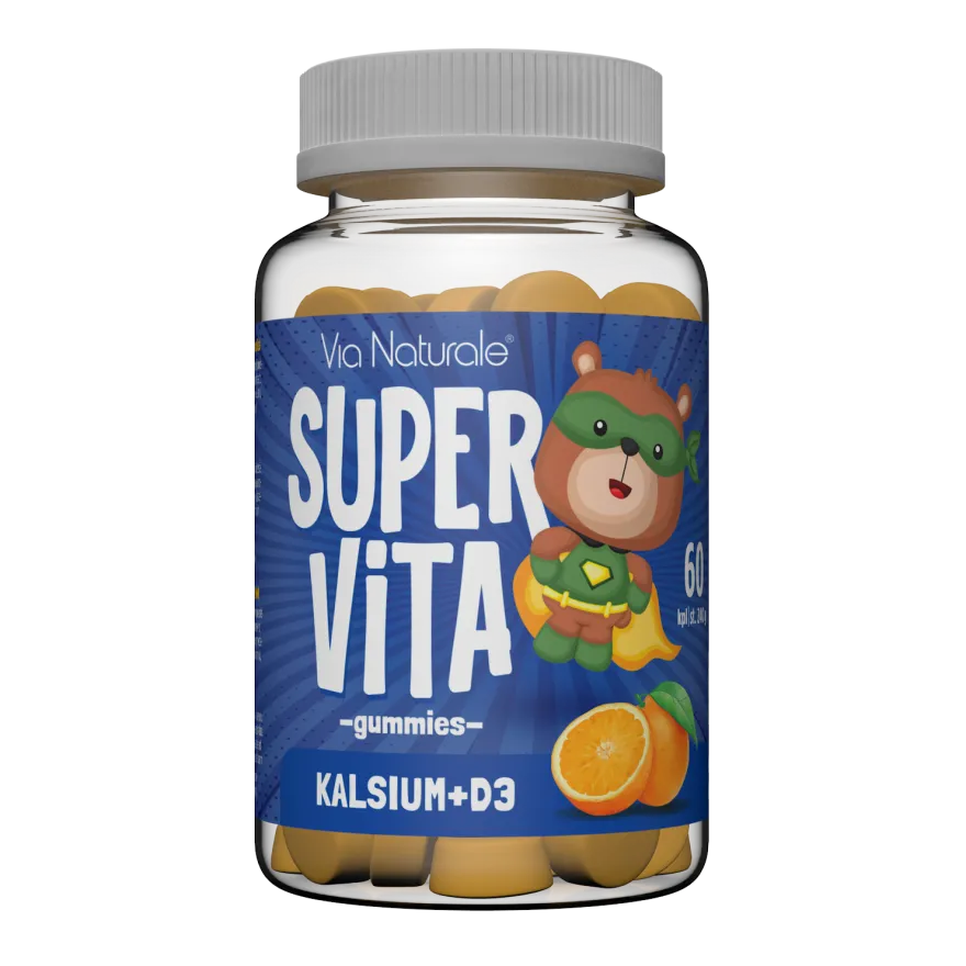 SuperVita Kalsium + D3-vitamiini Gummies
