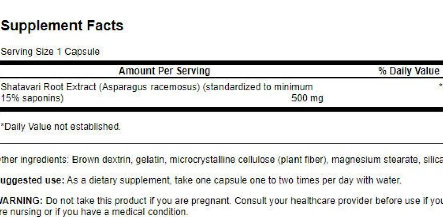Swanson Shatavari Root Extract