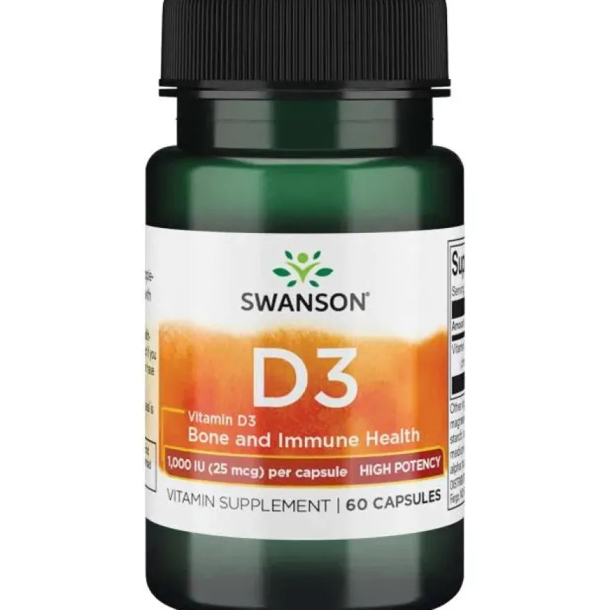 Swanson Vitamin D3 25 mikrog