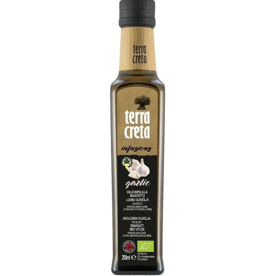 Terra Creta Extra-neitsytoliiviöljy valkosipulilla