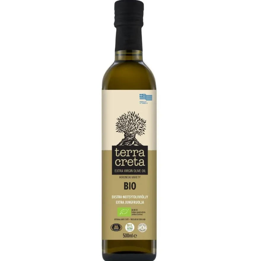 Terra Creta Luomu Extra Neitsytoliiviöljy