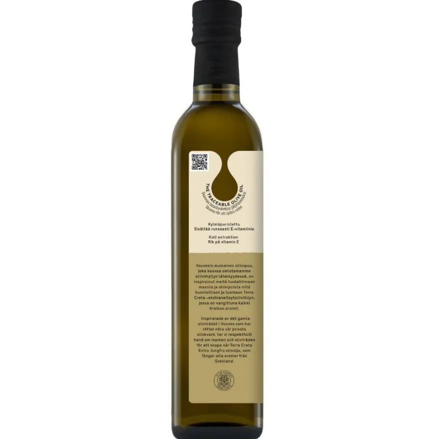Terra Creta Luomu Extra Neitsytoliiviöljy