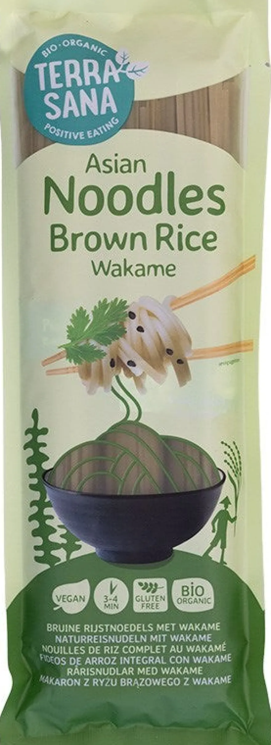 TerraSana Luomu Wakame Täysjyväriisinuudeli