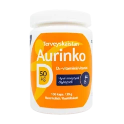 Terveyskaista D-vitamiini 50 mikrog