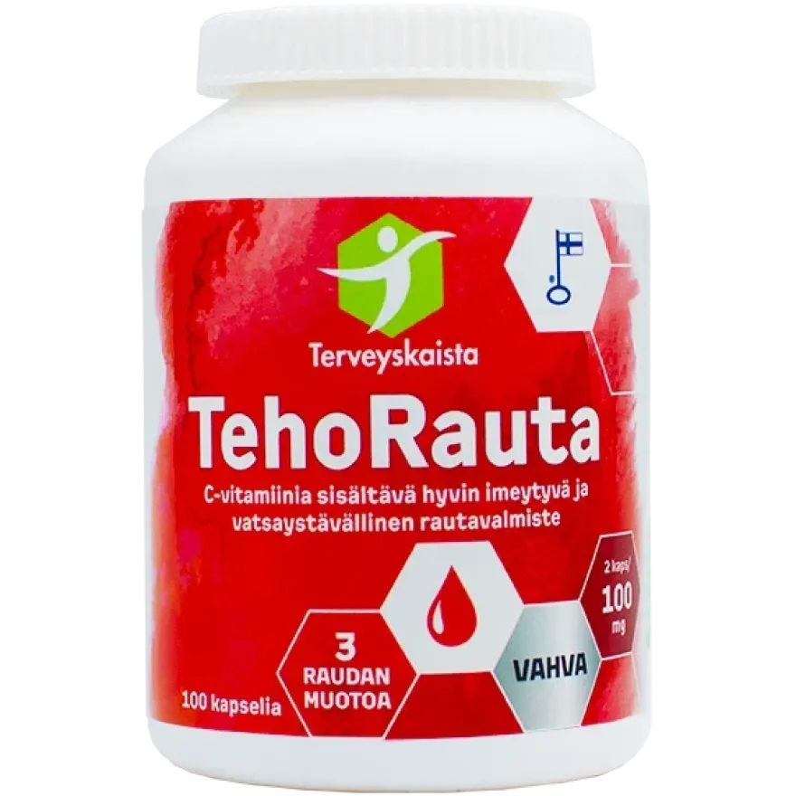 Terveyskaista TehoRauta 100 mg