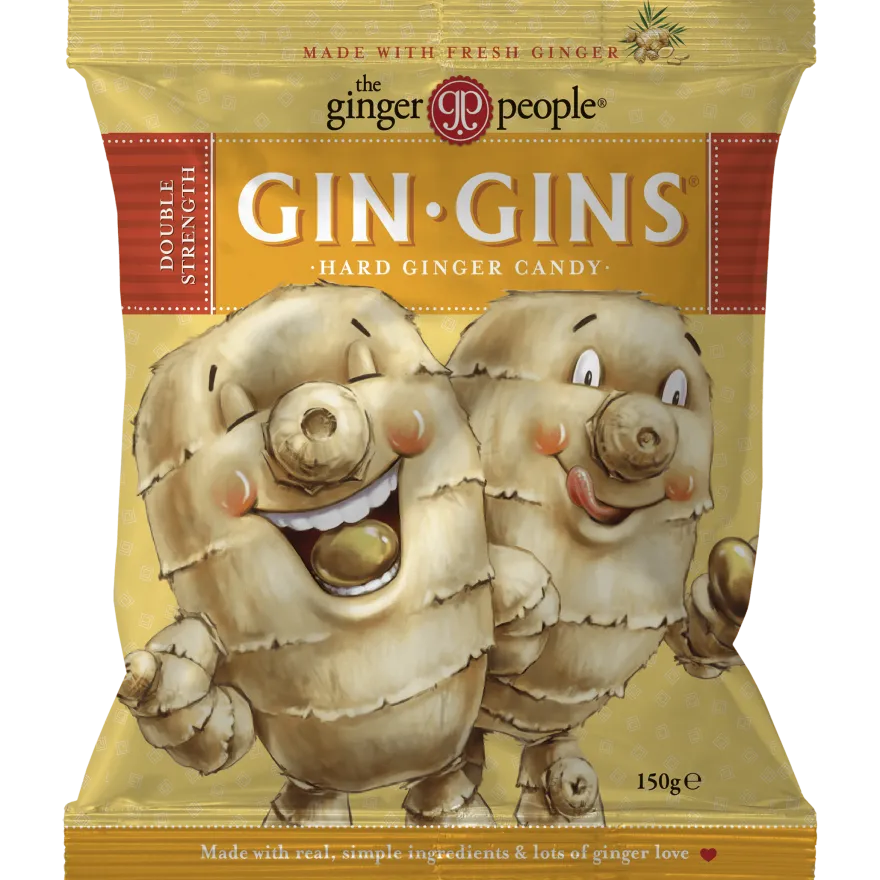 The Ginger People Gin Gins Double Strenght Hard Candy