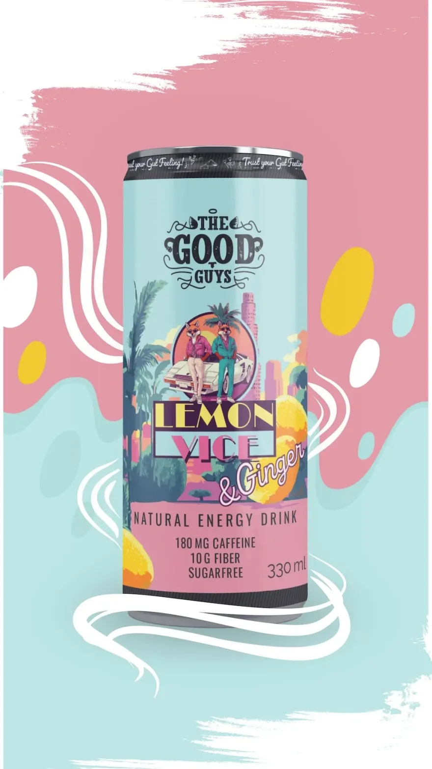 The Good Guys Natural Energy Drink Lemon Vice & Ginger