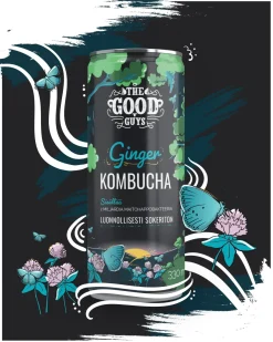 The Good Guys Sokeriton Kombucha Inkivääri