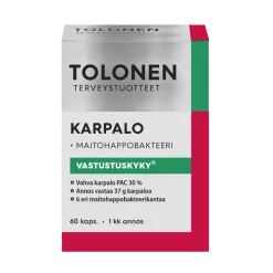 Tolonen Karpalo + Maitohappobakteeri (Parasta ennen 30.09.2026)