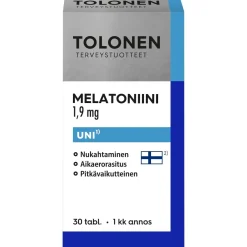 Tolonen Melatoniini 1,9 mg