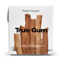 True Gum Luonnollinen Ksylitolipurukumi Lakritsi-Eukalyptus