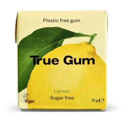 True Gum Luonnollinen Ksylitolipurukumi Sitruuna