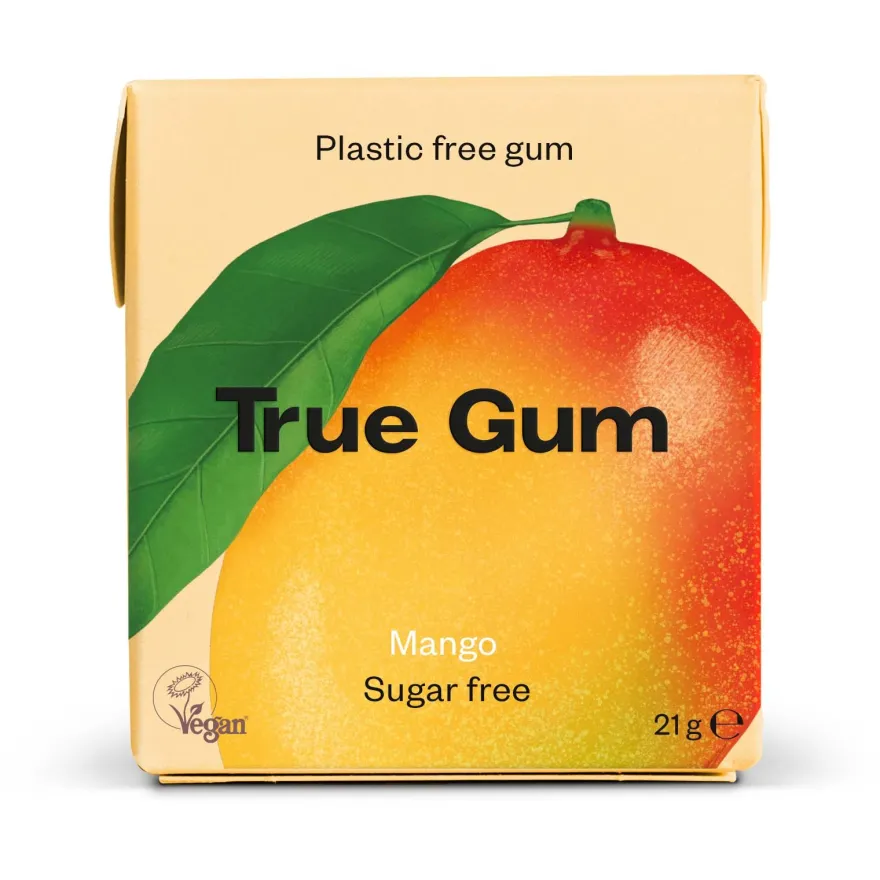 True Gum Luonnollinen Ksylitolipurukumi Mango
