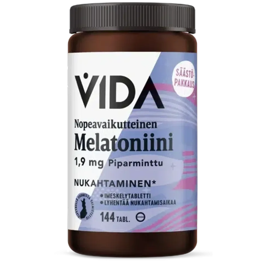 Vida Nopeavaikutteinen Melatoniini 1,9 mg