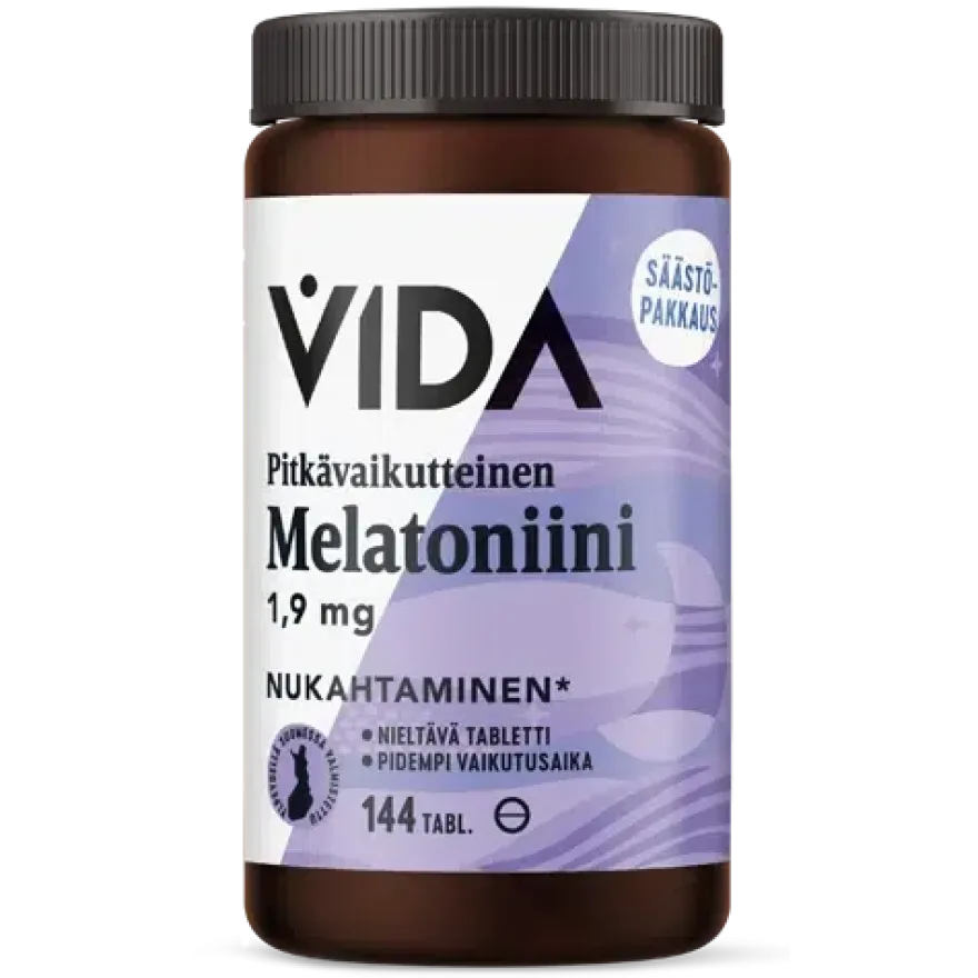 Vida Pitkävaikutteinen Melatoniini 1,9 mg