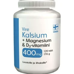 Vire Kalsium + Magnesium & D-vitamiini