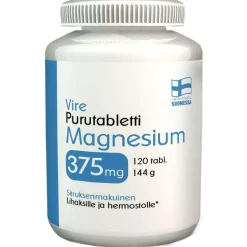 Vire Magnesium 375 mg Purutabletti Sitrus