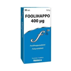 Vitabalans Foolihappo 400 mikrog