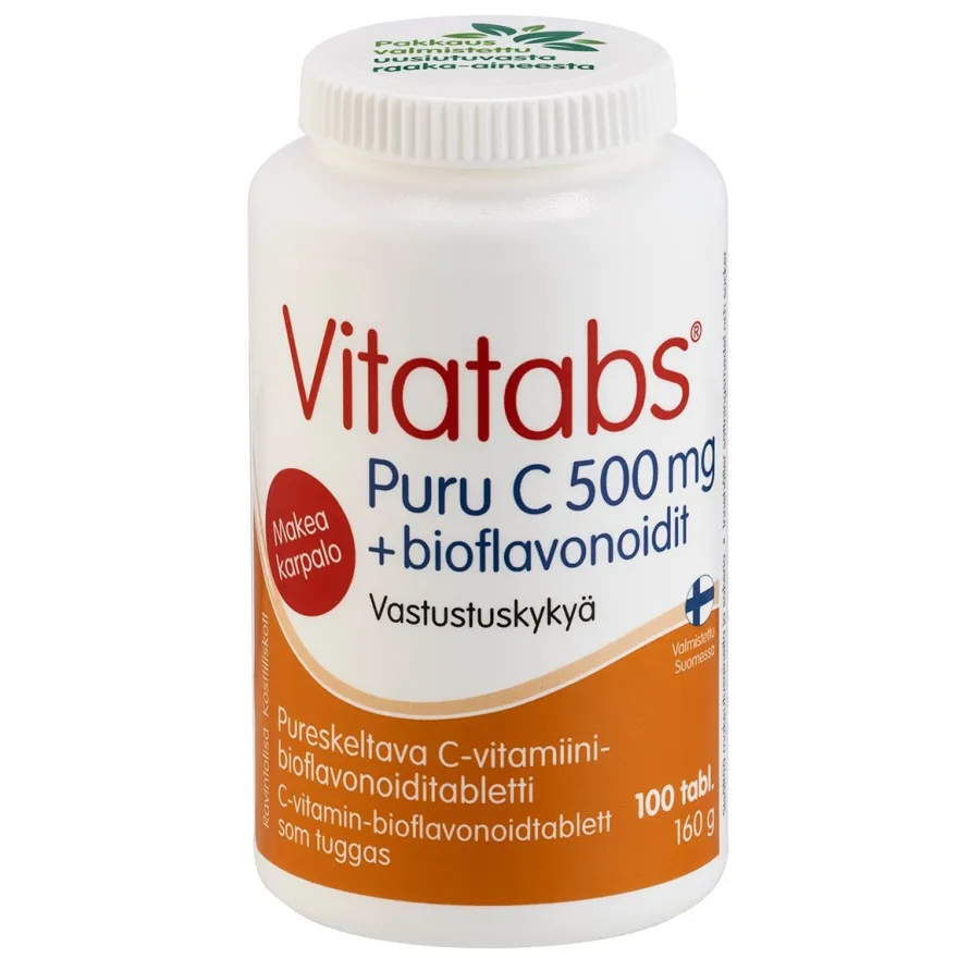 Vitatabs Puru-C 500 mg + Bioflavonoidit