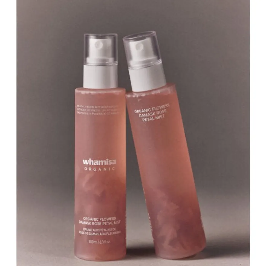 Whamisa Organic Flowers Damask Rose Petal Mist