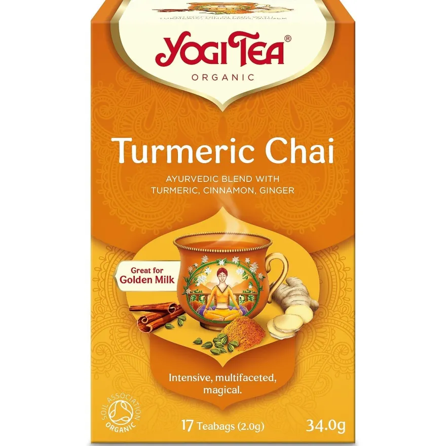 YogiTea Luomu Kurkuma Chai tee