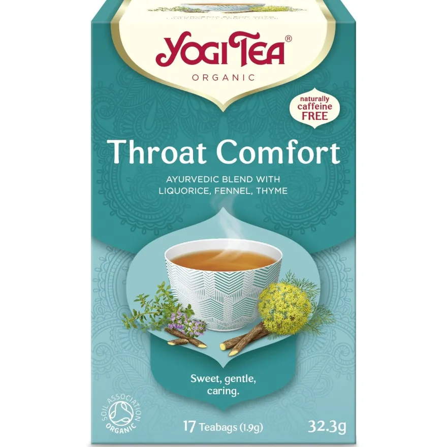 YogiTea Luomu Throat Comfort tee