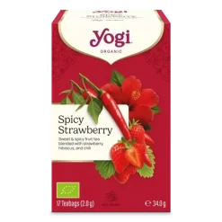 YogiTea Spicy Strawberry Luomuhauduke